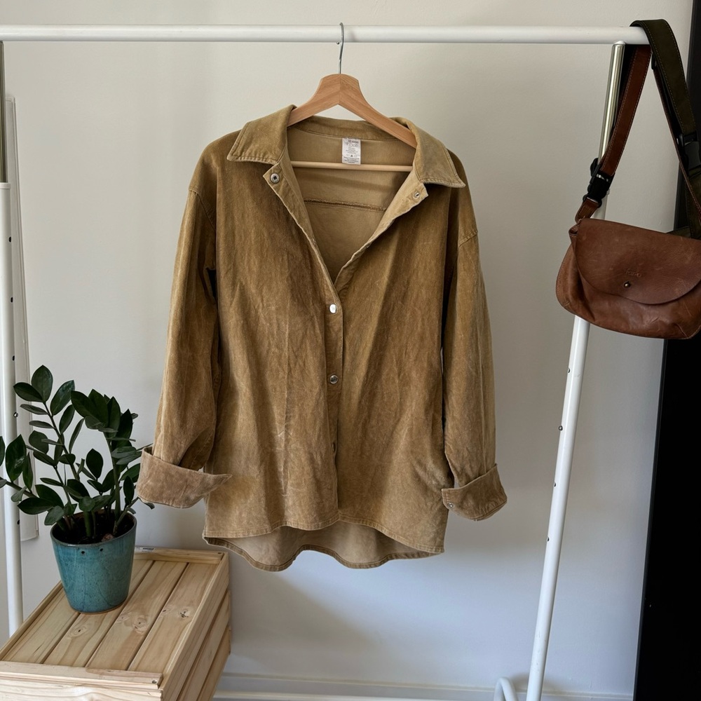 Corduroy Oversized Shirt